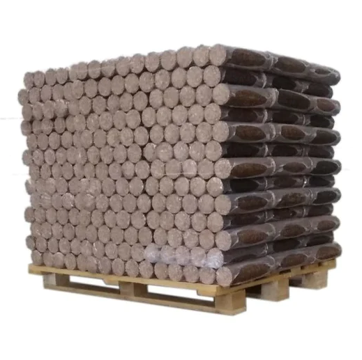 Bois densifié- feuillus- palette- 1 tonne