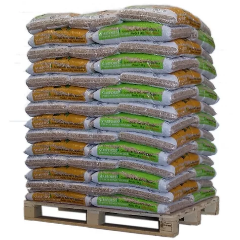 Granulés de Bois Starforest Premium (DINplus) – Palette 1050kg (70 sacs)
