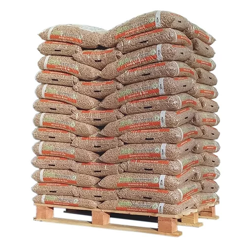 Pellet Moulin Bois Energie – Palette de 65 sacs de 15 kg